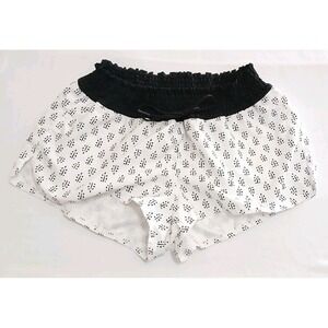 Old Navy Womens‎ Black & White Board Swim Shorts Size Medium Elastic Waist